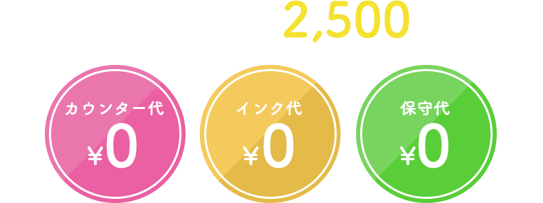 コストダウンしたい2,500社が導入